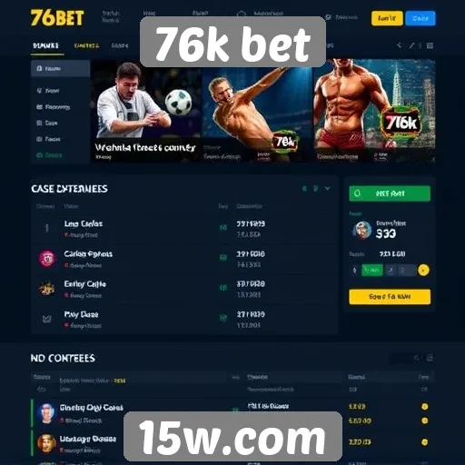 Análise das funcionalidades do site 76k bet